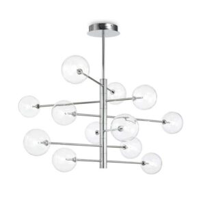 EQUINOXE 12 LIGHT CHANDELIER - CHROME