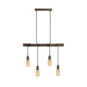 MIA BAR CEILING PENDANT LIGHT - ANTIQUE BRASS