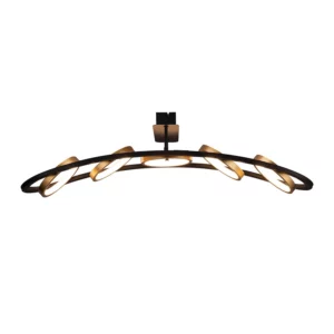 ALI BAR CEILING PENDANT LIGHT - SATIN BLACK