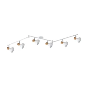 EDIT HOLLY 6 LIGHT CEILING SPOTLIGHT BAR - WHITE