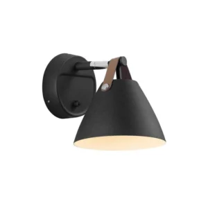 DFTP STRAP 15 WALL LIGHT WITH PLUG - BLACK