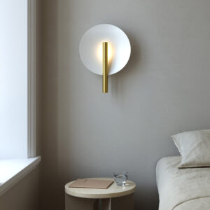 DFTP FURIKO FLUSH LIGHT WITH PLUG - BRASS