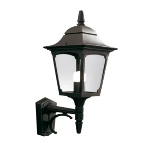 ELSTEAD CHAPEL OUTDOOR LANTERN WALL LIGHT - BLACK