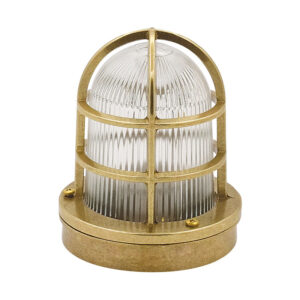 EDIT COASTAL GULF OUTDOOR FLUSH LIGHT - BRASS