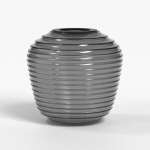 ASTRO NARA TAPPER RIBBED GLASS SHADE - SMOKED