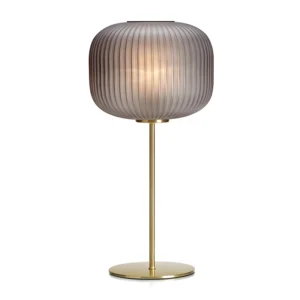 SOBER TABLE LAMP - SMOKED GLASS